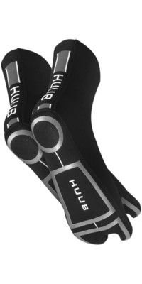 2024 Huub 3mm Calcetines De Natacin De Neopreno A2-ss - Negro / Plateado